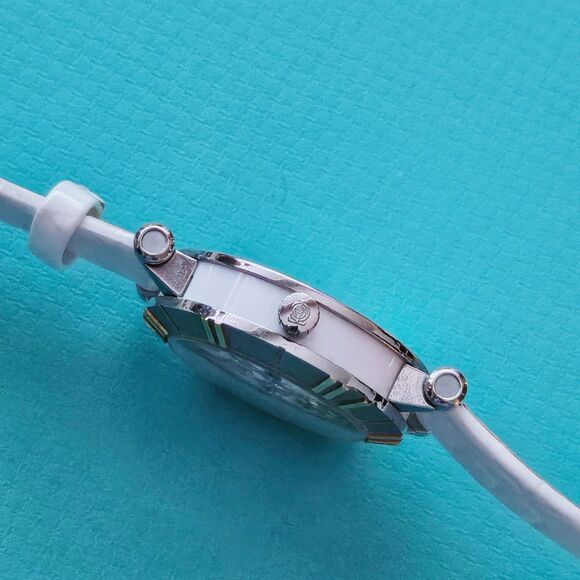 RARE Tiffany & Co. Stainless Steel Ceramic 18k Gold 30mm Atlas Automatic Watch. - Picture 6 of 11